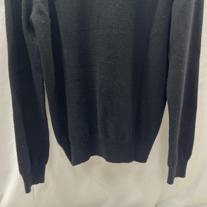 プレイコムデギャルソン PLAY COMME des GARCONS ニット、セーター 長袖 ゴールドエンブレム ウール Vネック ニット M 黒 / ブラック / black メンズ USED 古着 中古 50157775