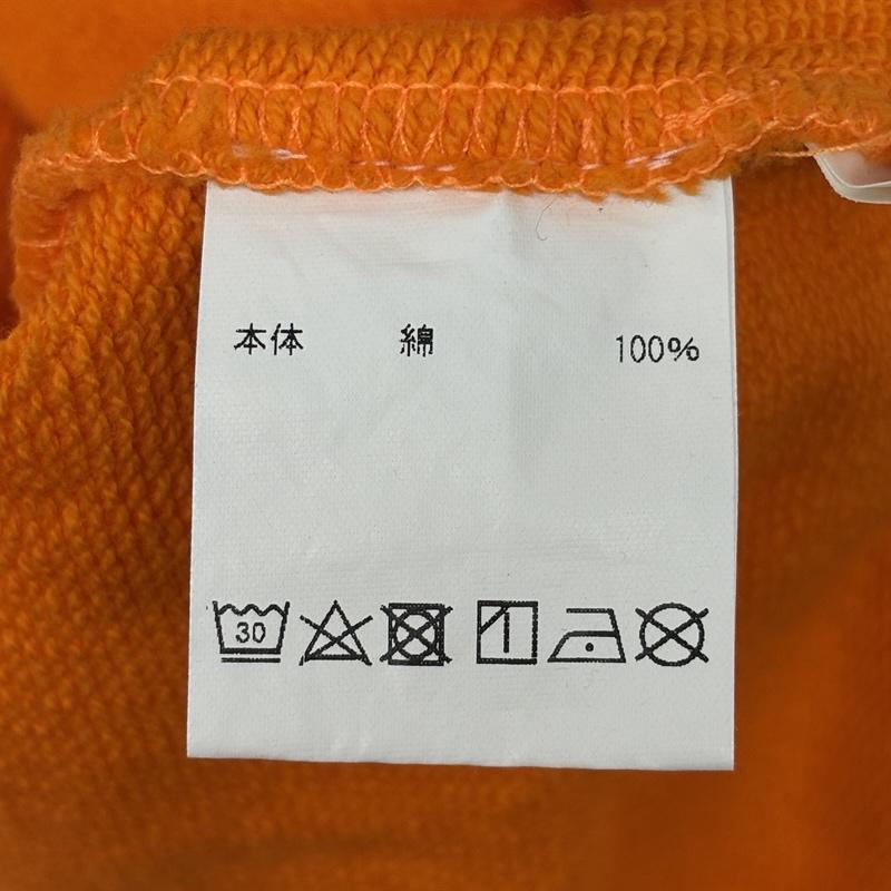 ゴーシャラブチンスキー Gosha Rubchinskiy トレーナー 長袖 ロゴ プリント 襟付き プルオーバー スウェット トレーナー ラグランスリーブ M 橙 / オレンジ / orange メンズ USED 古着 中古 50157781
