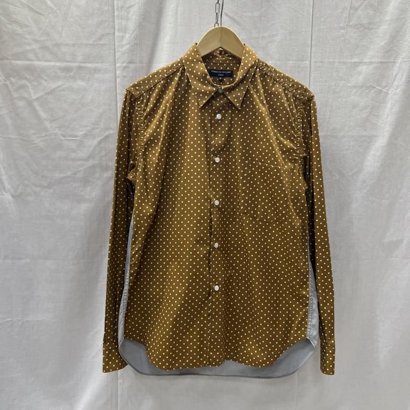 コムデギャルソンオム COMME des GARCONS HOMME シャツ、ブラウス 長袖 ドット 切替 長袖 コットンシャツ AD2011 S メンズ USED 古着 中古 50157783