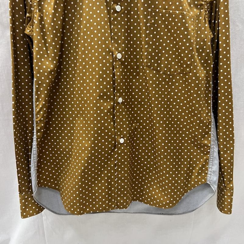 コムデギャルソンオム COMME des GARCONS HOMME シャツ、ブラウス 長袖 ドット 切替 長袖 コットンシャツ AD2011 S メンズ USED 古着 中古 50157783