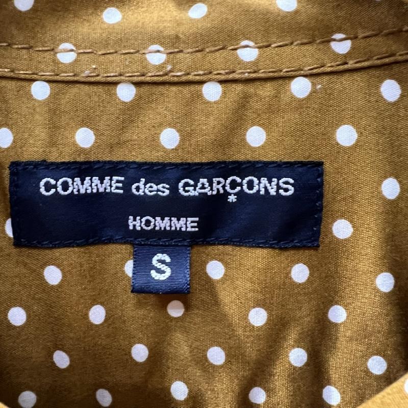 コムデギャルソンオム COMME des GARCONS HOMME シャツ、ブラウス 長袖 ドット 切替 長袖 コットンシャツ AD2011 S メンズ USED 古着 中古 50157783