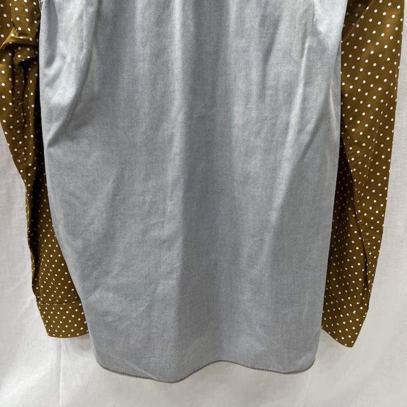 コムデギャルソンオム COMME des GARCONS HOMME シャツ、ブラウス 長袖 ドット 切替 長袖 コットンシャツ AD2011 S メンズ USED 古着 中古 50157783