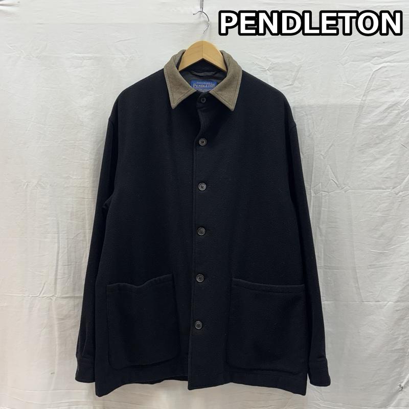 ペンドルトン PENDLETON ジャケット、上着 ジャンパー、ブルゾン USA製 ウール ジャケット 03MR005 L 黒 / ブラック / black メンズ USED 古着 中古 50157791
