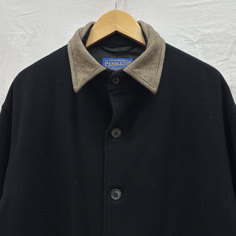 ペンドルトン PENDLETON ジャケット、上着 ジャンパー、ブルゾン USA製 ウール ジャケット 03MR005 L 黒 / ブラック / black メンズ USED 古着 中古 50157791