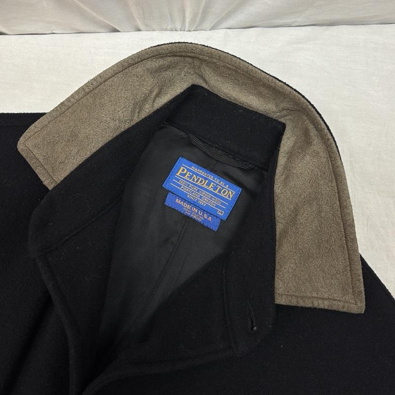 ペンドルトン PENDLETON ジャケット、上着 ジャンパー、ブルゾン USA製 ウール ジャケット 03MR005 L 黒 / ブラック / black メンズ USED 古着 中古 50157791