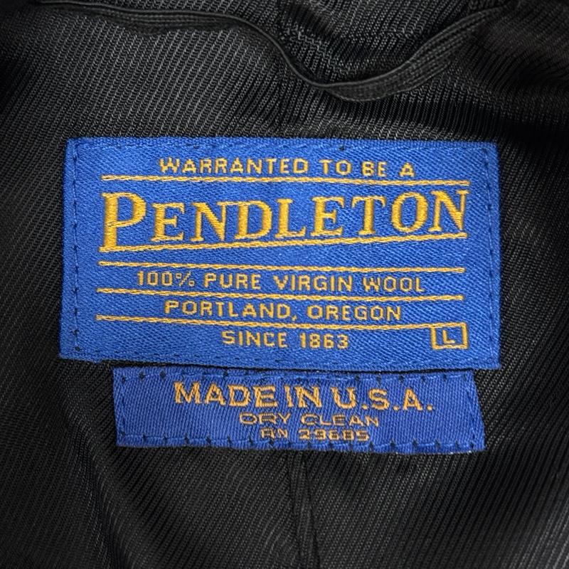 ペンドルトン PENDLETON ジャケット、上着 ジャンパー、ブルゾン USA製 ウール ジャケット 03MR005 L 黒 / ブラック / black メンズ USED 古着 中古 50157791