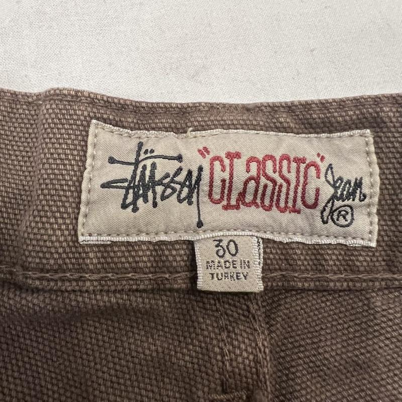 ステューシー STUSSY パンツ ワークパンツ、ペインターパンツ CLASSIC JEAN WASHED CANVAS キャンバスパンツ 116659 30インチ 茶 / ブラウン / brown メンズ USED 古着 中古 50157794