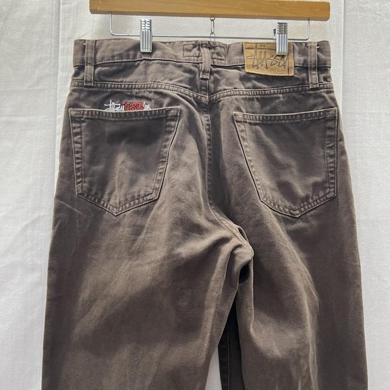 ステューシー STUSSY パンツ ワークパンツ、ペインターパンツ CLASSIC JEAN WASHED CANVAS キャンバスパンツ 116659 30インチ 茶 / ブラウン / brown メンズ USED 古着 中古 50157794