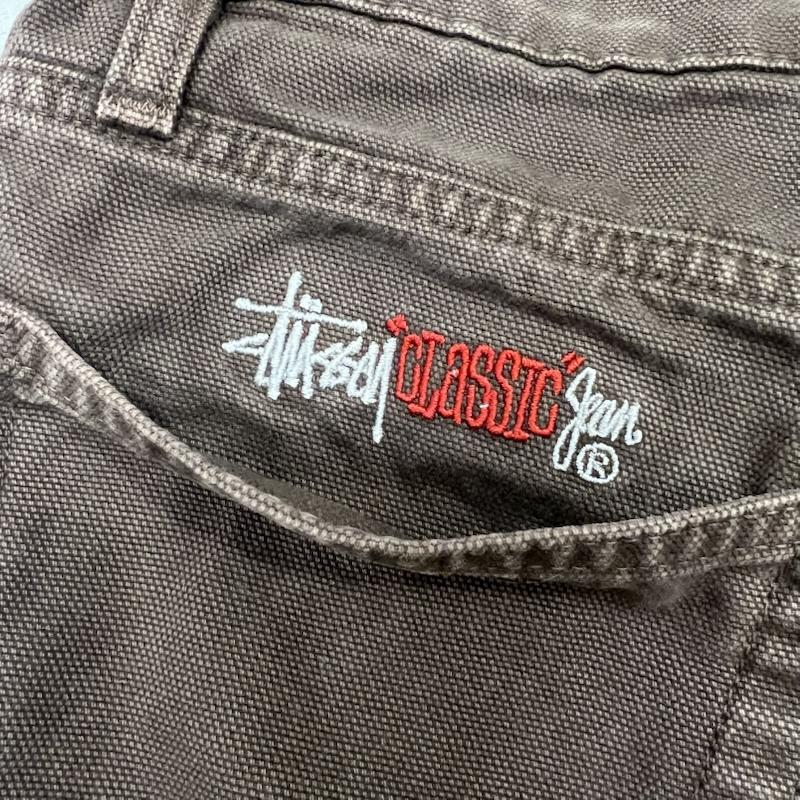 ステューシー STUSSY パンツ ワークパンツ、ペインターパンツ CLASSIC JEAN WASHED CANVAS キャンバスパンツ 116659 30インチ 茶 / ブラウン / brown メンズ USED 古着 中古 50157794