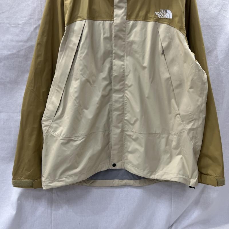 ザノースフェイス THE NORTH FACE ジャケット、上着 ジャンパー、ブルゾン 防水 ドットショット マウンテンパーカー NP61930 XL 茶 / ブラウン / brown X ベージュ / ベージュ / beige メンズ USED 古着 中古 50157796