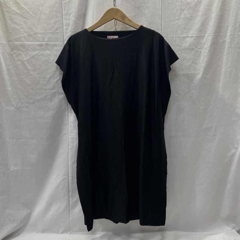 ヴィヴィアン ウエストウッド レッドレーベル Vivienne Westwood red label ワンピース ひざ丈スカート オーブ ロゴ 半袖 ワンピース 2 黒 / ブラック / black レディース USED 古着 中古 50157798