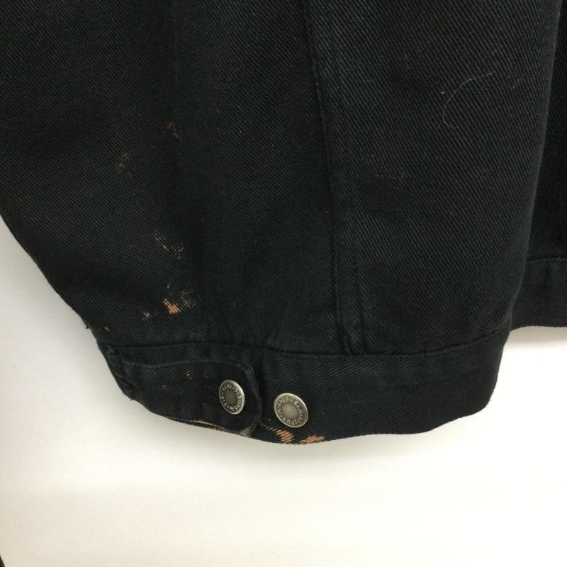 ラングラー Wrangler ジャケット、上着 ジャンパー、ブルゾン Wrangler HERO ラングラー ブラックデニムジャケット トラッカージャケット メンズL 古着 Gジャン ヴィンテージ VINTAGE 黒色 L 無地 黒 / ブラック / black メンズ USED 古着 中古 50157802