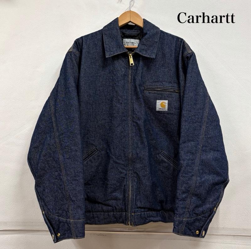 カーハート ダブリューアイピー Carhartt WIP ジャケット、上着 ジャンパー、ブルゾン デニム OG デトロイトジャケット カバーオール フルジップ キルティング ロゴ 刺繍 ブルゾン M 無地 X ワンポイント X ロゴ、文字 X 刺繍 インディゴ / インディゴ / Indigo メンズ USED 古着 中古 50157803