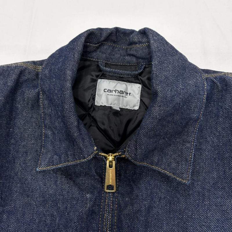 カーハート ダブリューアイピー Carhartt WIP ジャケット、上着 ジャンパー、ブルゾン デニム OG デトロイトジャケット カバーオール フルジップ キルティング ロゴ 刺繍 ブルゾン M 無地 X ワンポイント X ロゴ、文字 X 刺繍 インディゴ / インディゴ / Indigo メンズ USED 古着 中古 50157803