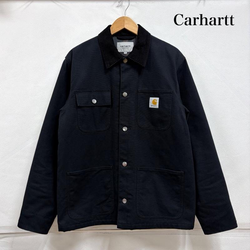 カーハート ダブリューアイピー Carhartt WIP ジャケット、上着 ジャケット、ブレザー カバーオール ミシガンコート ジャケット タグ 刺繍 コーデュロイカラー ブランケット M 無地 X ロゴ、文字 X 刺繍 黒 / ブラック / black メンズ USED 古着 中古 50157804