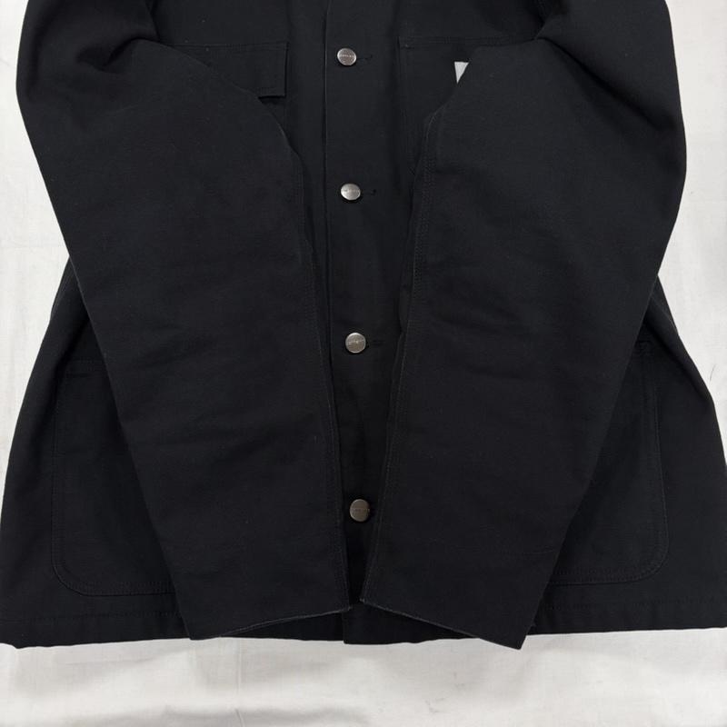 カーハート ダブリューアイピー Carhartt WIP ジャケット、上着 ジャケット、ブレザー カバーオール ミシガンコート ジャケット タグ 刺繍 コーデュロイカラー ブランケット M 無地 X ロゴ、文字 X 刺繍 黒 / ブラック / black メンズ USED 古着 中古 50157804