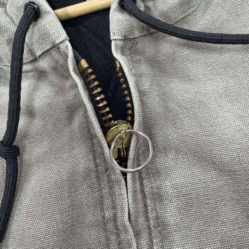 カーハート Carhartt ジャケット、上着 ジャケット、ブレザー ダック アクティブジャケット パーカー メキシコ製 フルジップ フーディー 4XL 4L ロゴ、文字 X 刺繍 メンズ USED 古着 中古 50157807