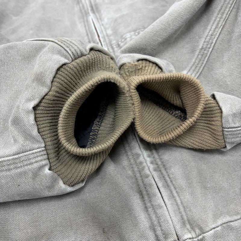 カーハート Carhartt ジャケット、上着 ジャケット、ブレザー ダック アクティブジャケット パーカー メキシコ製 フルジップ フーディー 4XL 4L ロゴ、文字 X 刺繍 メンズ USED 古着 中古 50157807