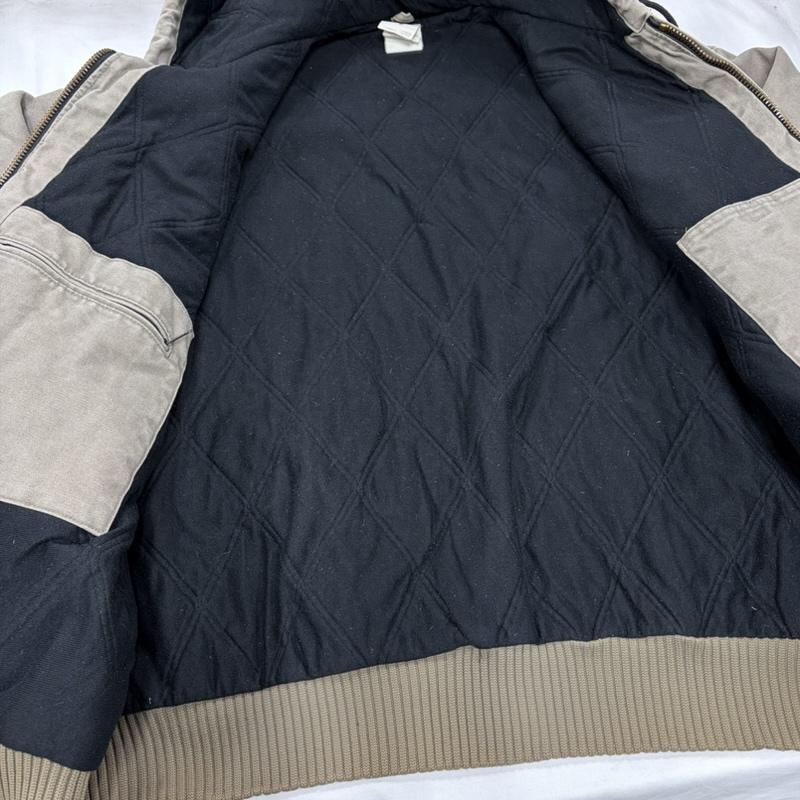カーハート Carhartt ジャケット、上着 ジャケット、ブレザー ダック アクティブジャケット パーカー メキシコ製 フルジップ フーディー 4XL 4L ロゴ、文字 X 刺繍 メンズ USED 古着 中古 50157807