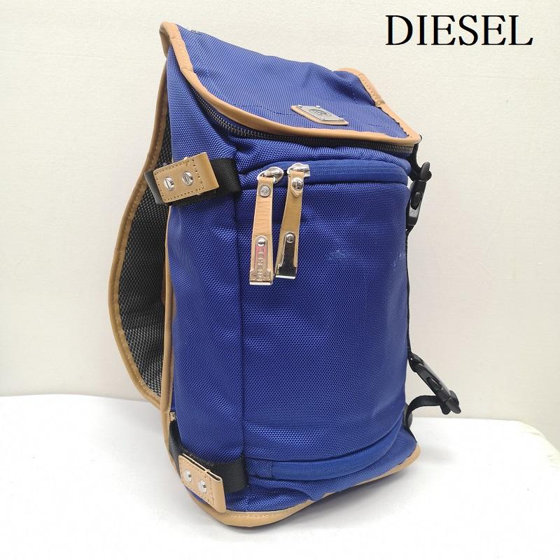 ディーゼル DIESEL リュックサック、デイパック リュックサック、デイバッグ ワンショルダー リュック - 青 / ブルー / blue メンズ USED 古着 中古 50157840