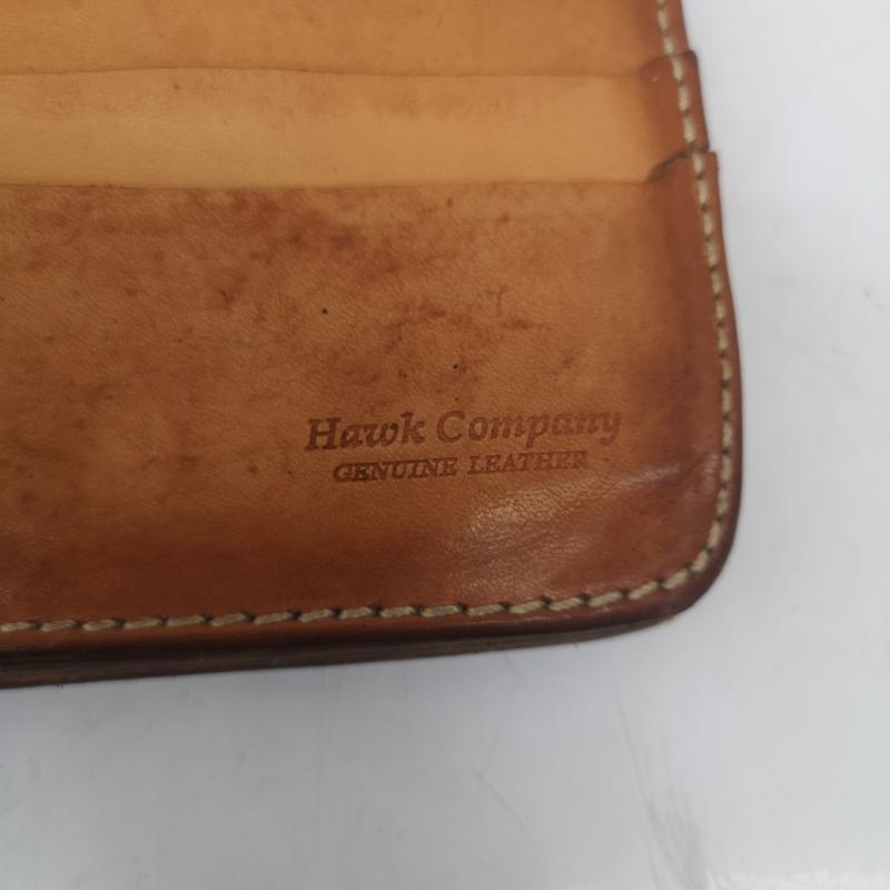 ホークカンパニー Hawk Company 財布 長財布 コンチョ 二つ折り レザー ロングウォレット 長財布 - 茶 / ブラウン / brown メンズ USED 古着 中古 50157851