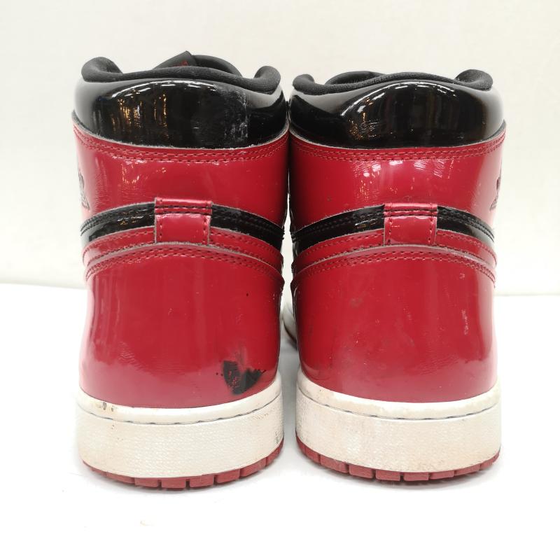 ナイキ NIKE スニーカー スニーカー AIR JORDAN 1 RETRO HIGH OG PATENT BRED 555088-063 28.0cm 黒 / ブラック / black X 赤 / レッド / red メンズ USED 古着 中古 50157860