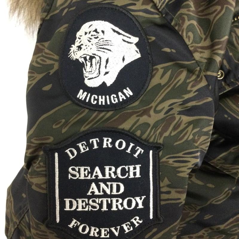 ヒステリックグラマー HYSTERIC GLAMOUR ジャケット、上着 ジャンパー、ブルゾン hysteric glamour 2AB-7100　迷彩　N-2B タイガーカモ プリマロフト FREE カモフラージュ柄・迷彩 緑 / グリーン / green レディース USED 古着 中古 50157867