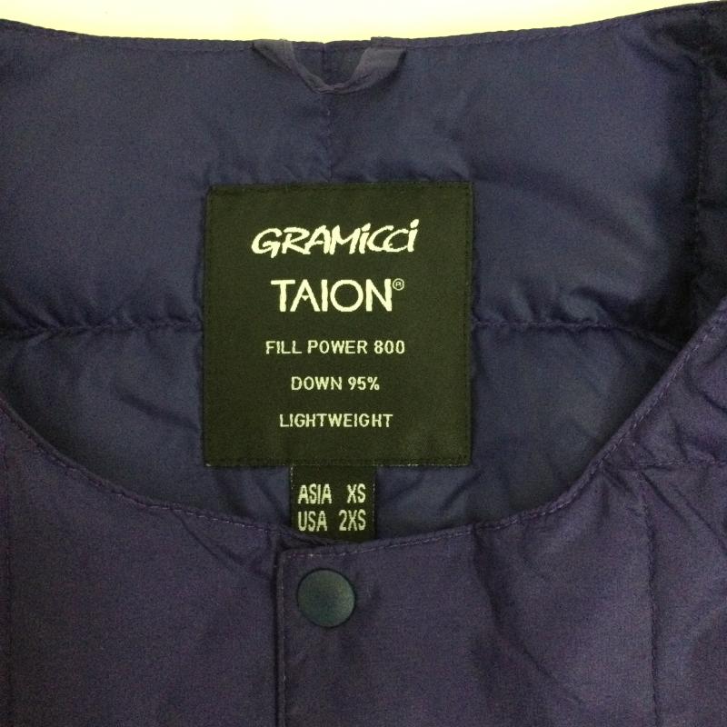 グラミチ GRAMICCI ベスト ベスト TAION タイオン GRAMICCI グラミチ クルーネック ダウンベスト メンズ レディース G3FU-J100-TG XS 無地 紫 / パープル / purple メンズ USED 古着 中古 50157868