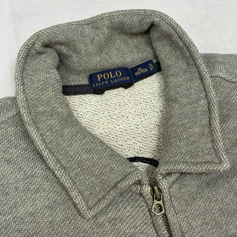 ポロラルフローレン POLO RALPH LAUREN ジャケット、上着 ジャンパー、ブルゾン フリース ヴァーシティ スタジアム ジャケット スタジャン スウェット 裏パイル起毛 インディアン ヴィンテージ加工 XL ロゴ、文字 X 刺繍 X ダメージ加工 メンズ USED 古着 中古 50157875