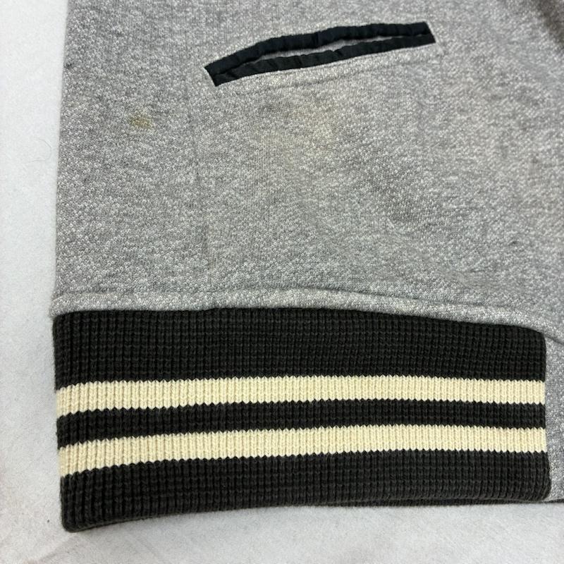 ポロラルフローレン POLO RALPH LAUREN ジャケット、上着 ジャンパー、ブルゾン フリース ヴァーシティ スタジアム ジャケット スタジャン スウェット 裏起毛 ボクシング ヴィンテージ加工 XL ロゴ、文字 X 刺繍 X ダメージ加工 メンズ USED 古着 中古 50157877