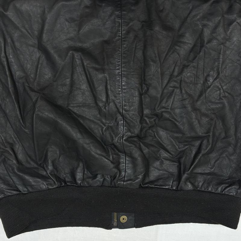 ポロラルフローレン POLO RALPH LAUREN ジャケット、上着 フライトジャケット 現行タグ オイルド カウ レザー フライト ジャケット A-2 タイプ XL 黒 / ブラック / black メンズ USED 古着 中古 50157882