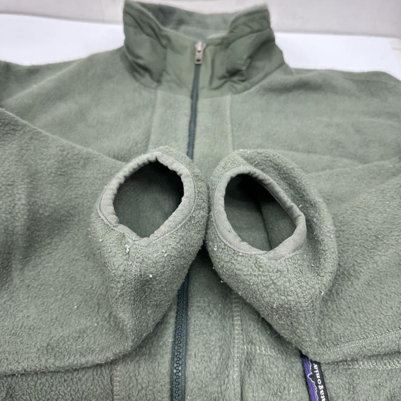 パタゴニア patagonia ジャケット、上着 ジャンパー、ブルゾン 90s USA製 シンチラ フリース ジップ ジャケット 25410 F5 S 緑 / グリーン / green メンズ USED 古着 中古 50157886