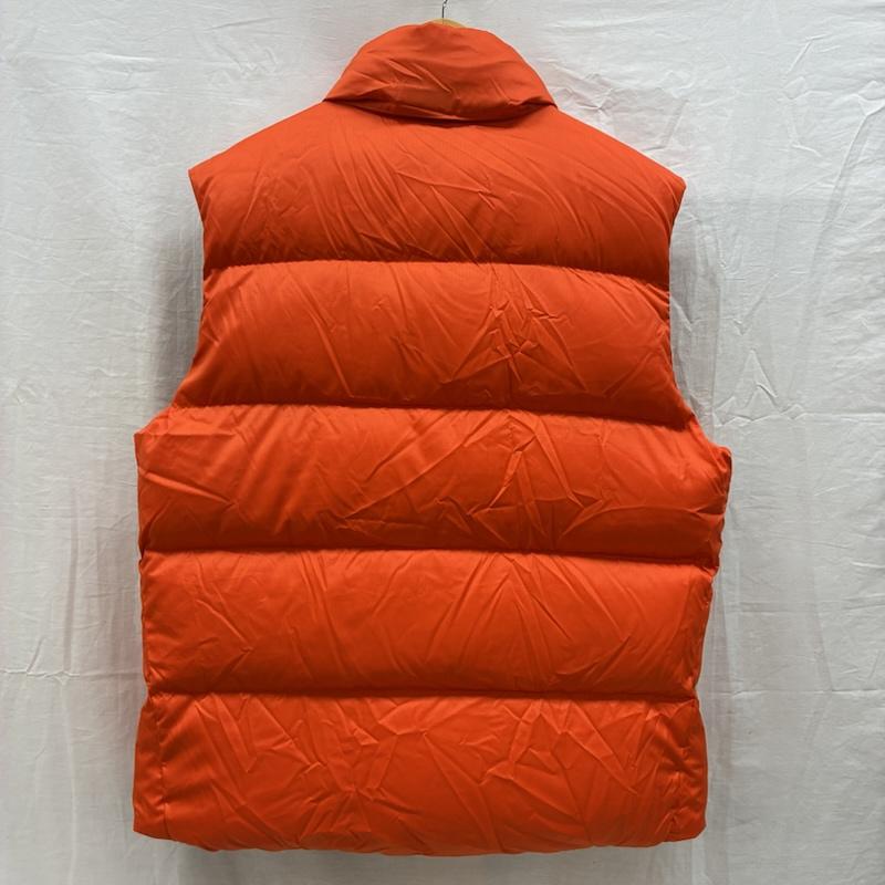ラルフローレン RALPHLAUREN ジャケット、上着 ダウンベスト RLX ナイロン ジップアップ ダウンベスト ラバー ロゴ ワッペン L ワンポイント X ロゴ、文字 橙 / オレンジ / orange メンズ USED 古着 中古 50157889