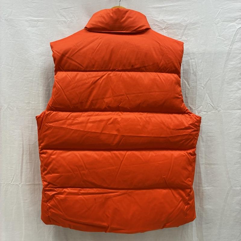 ラルフローレン RALPHLAUREN ジャケット、上着 ダウンベスト RLX ナイロン ジップアップ ダウンベスト ラバー ロゴ ワッペン L ロゴ、文字 X ワンポイント 橙 / オレンジ / orange メンズ USED 古着 中古 50157890