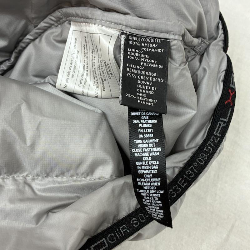 ラルフローレン RALPHLAUREN ジャケット、上着 ダウンベスト RLX ナイロン ジップアップ ダウンベスト XXL ロゴ、文字 灰 / グレー / gray メンズ USED 古着 中古 50157891
