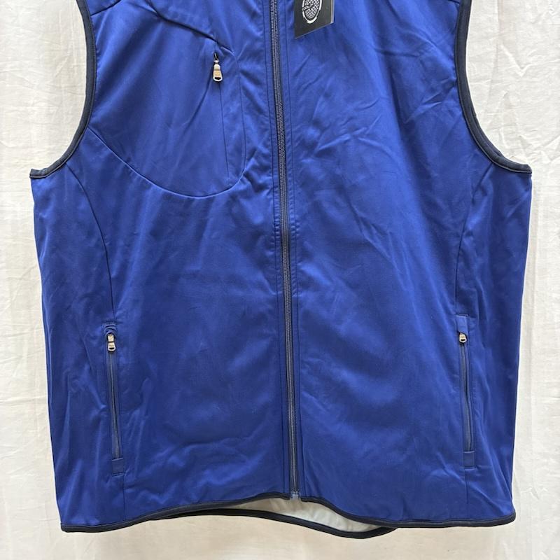 ラルフローレン RALPHLAUREN ジャケット、上着 ジャンパー、ブルゾン ストレッチ ナイロン ジップアップ ベスト XL ロゴ、文字 青 / ブルー / blue メンズ USED 古着 中古 50157892
