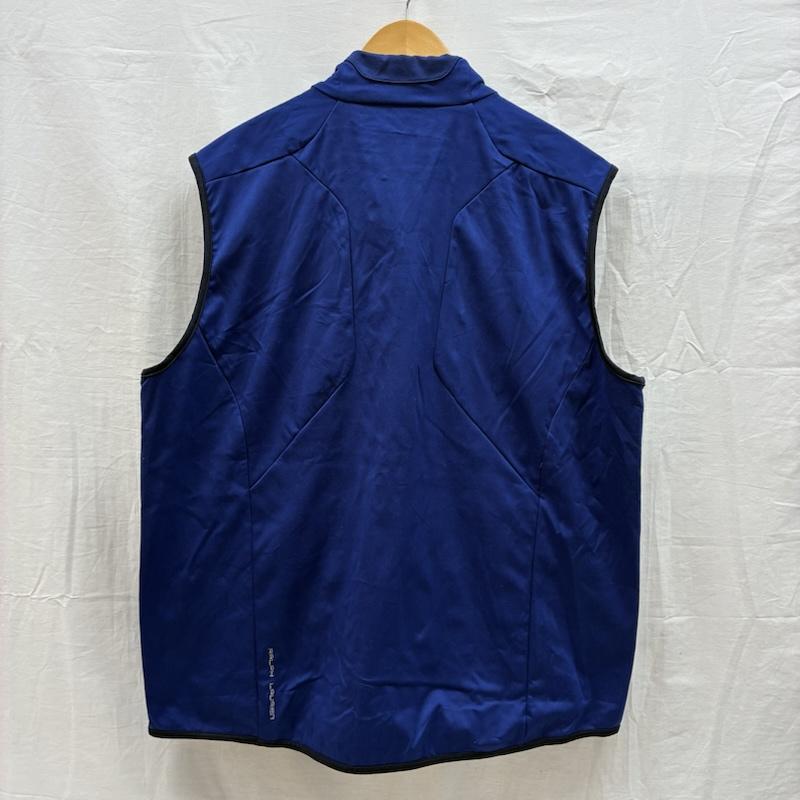 ラルフローレン RALPHLAUREN ジャケット、上着 ジャンパー、ブルゾン ストレッチ ナイロン ジップアップ ベスト XL ロゴ、文字 青 / ブルー / blue メンズ USED 古着 中古 50157892