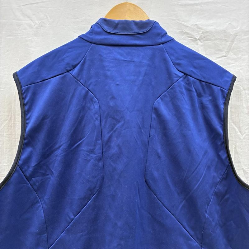 ラルフローレン RALPHLAUREN ジャケット、上着 ジャンパー、ブルゾン ストレッチ ナイロン ジップアップ ベスト XL ロゴ、文字 青 / ブルー / blue メンズ USED 古着 中古 50157892