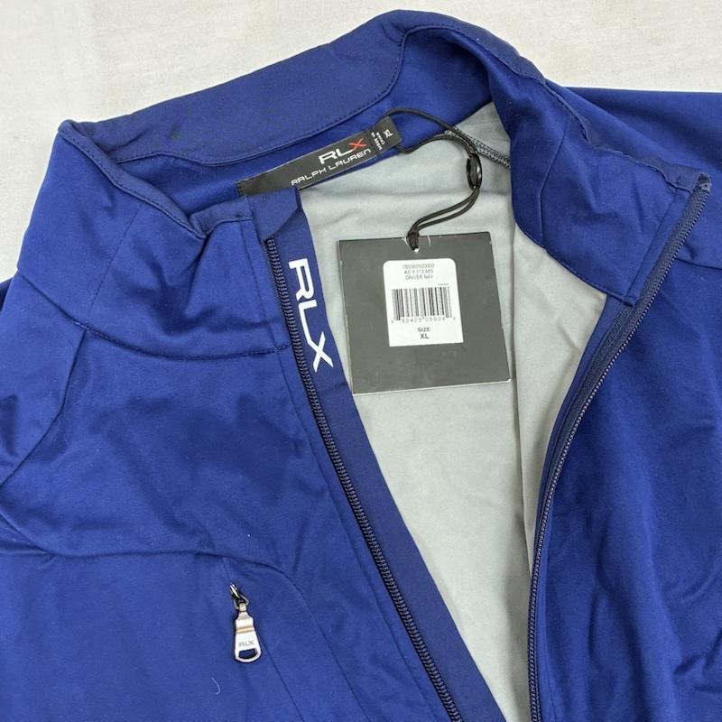 ラルフローレン RALPHLAUREN ジャケット、上着 ジャンパー、ブルゾン ストレッチ ナイロン ジップアップ ベスト XL ロゴ、文字 青 / ブルー / blue メンズ USED 古着 中古 50157892