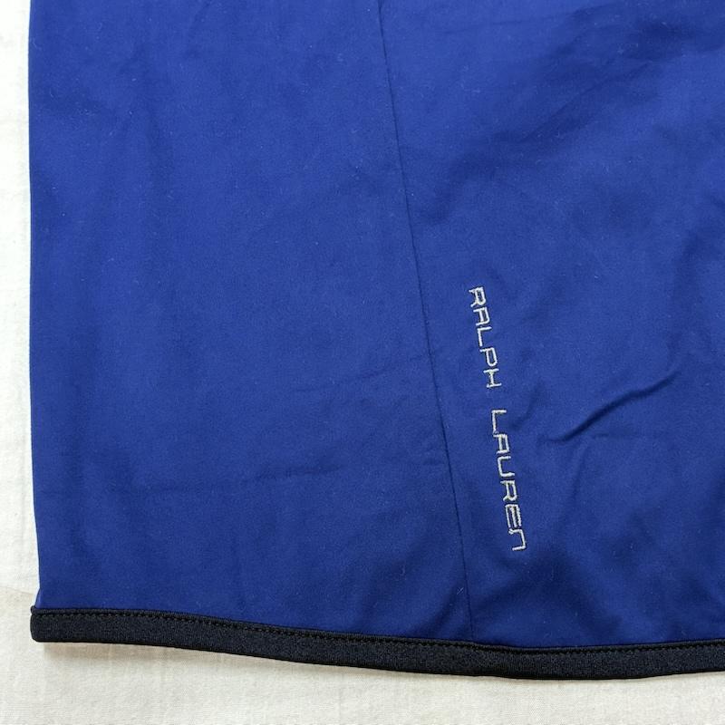 ラルフローレン RALPHLAUREN ジャケット、上着 ジャンパー、ブルゾン ストレッチ ナイロン ジップアップ ベスト XL ロゴ、文字 青 / ブルー / blue メンズ USED 古着 中古 50157892