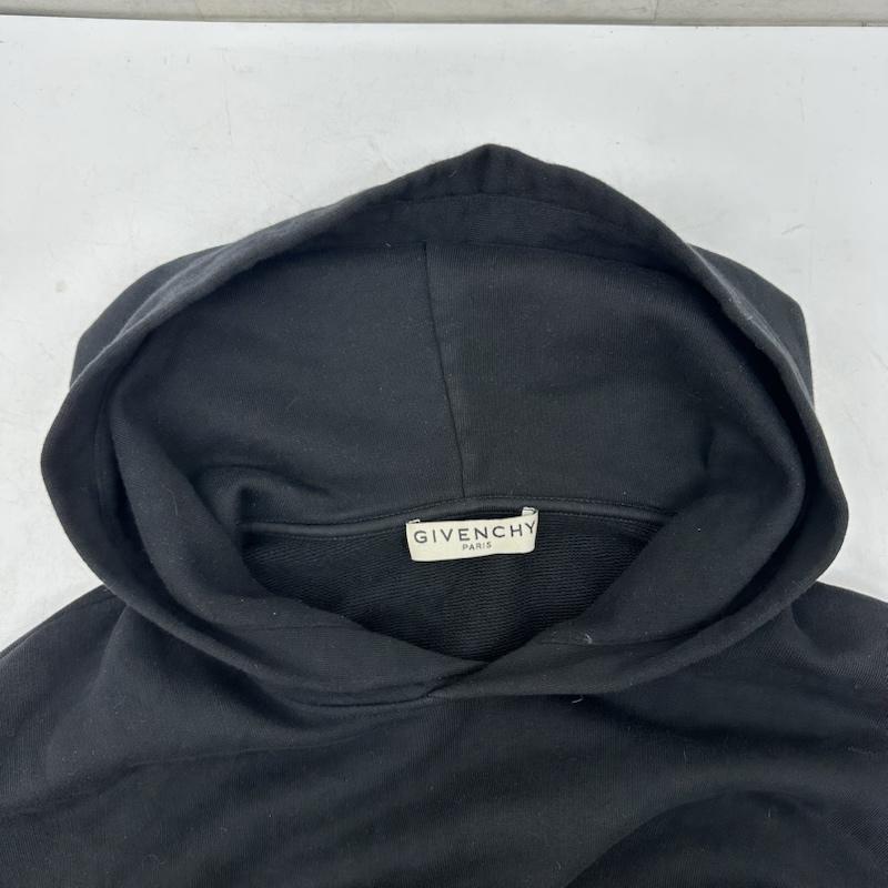 ジバンシィ GIVENCHY パーカー 長袖 20AW メタリック ロゴ パーカー BMJ0A230AF M 黒 / ブラック / black メンズ USED 古着 中古 50157893