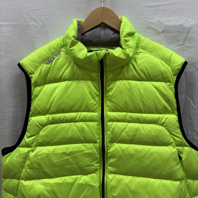 ラルフローレン RALPHLAUREN ジャケット、上着 ダウンベスト RLX ナイロン ジップアップ ダウンベスト XXL ロゴ、文字 黄緑 / イエローグリーン / メンズ USED 古着 中古 50157894