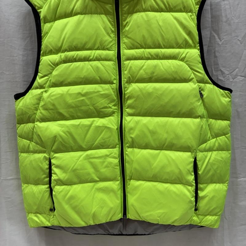 ラルフローレン RALPHLAUREN ジャケット、上着 ダウンベスト RLX ナイロン ジップアップ ダウンベスト XXL ロゴ、文字 黄緑 / イエローグリーン / メンズ USED 古着 中古 50157894