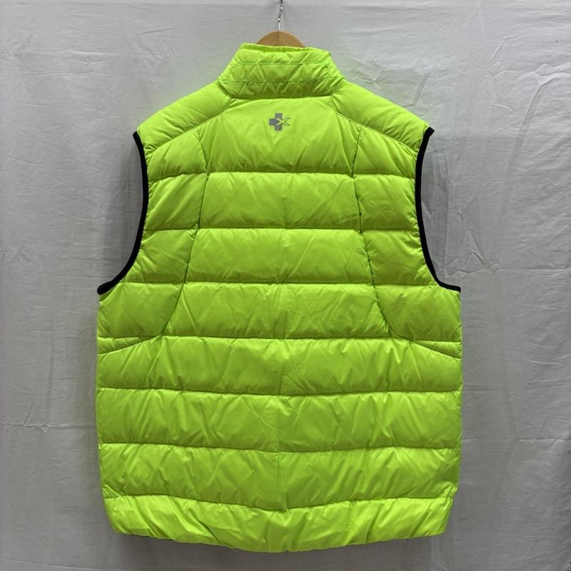 ラルフローレン RALPHLAUREN ジャケット、上着 ダウンベスト RLX ナイロン ジップアップ ダウンベスト XXL ロゴ、文字 黄緑 / イエローグリーン / メンズ USED 古着 中古 50157894