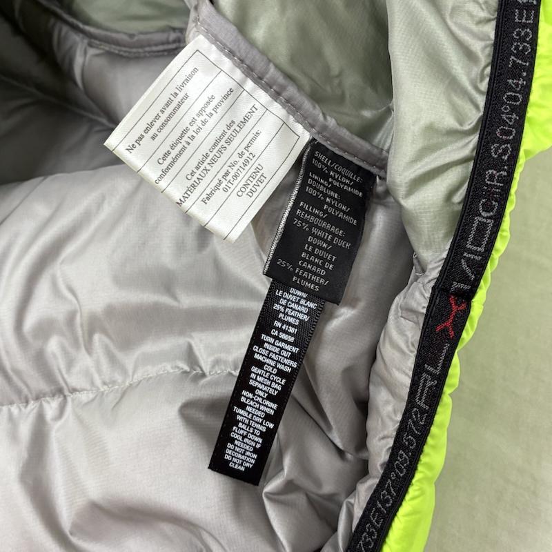 ラルフローレン RALPHLAUREN ジャケット、上着 ダウンベスト RLX ナイロン ジップアップ ダウンベスト XXL ロゴ、文字 黄緑 / イエローグリーン / メンズ USED 古着 中古 50157894