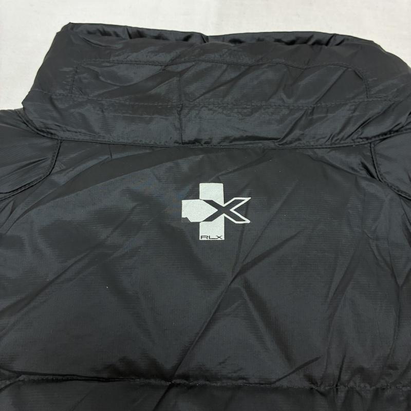 ラルフローレン RALPHLAUREN ジャケット、上着 ダウンベスト RLX ナイロン ジップアップ ダウンベスト XXL ロゴ、文字 黒 / ブラック / black メンズ USED 古着 中古 50157895