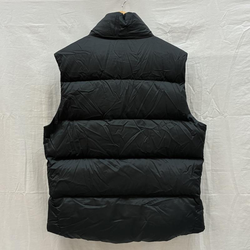 ラルフローレン RALPHLAUREN ジャケット、上着 ダウンベスト RLX ナイロン ジップアップ ダウンベスト ラバー ロゴ ワッペン L ロゴ、文字 黒 / ブラック / black メンズ USED 古着 中古 50157896