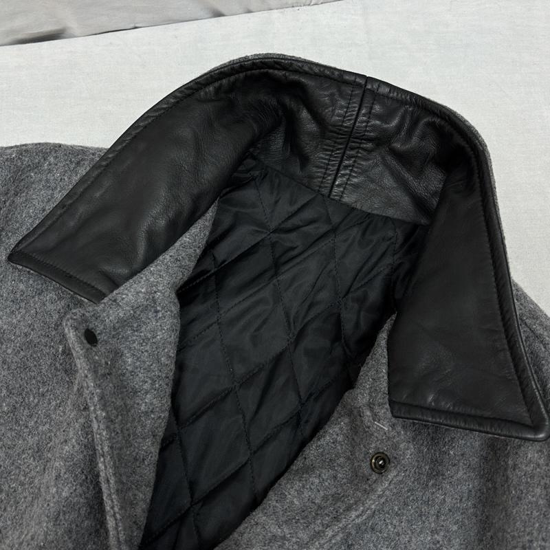 古着 USED ジャケット、上着 ジャンパー、ブルゾン MOTOWN CAFE モータウンカフェ USA製 ウール レザー スリーブ スタジャン スタジアム ジャケット XL ロゴ、文字 灰 / グレー / gray X 黒 / ブラック / black メンズ USED 古着 中古 50157912