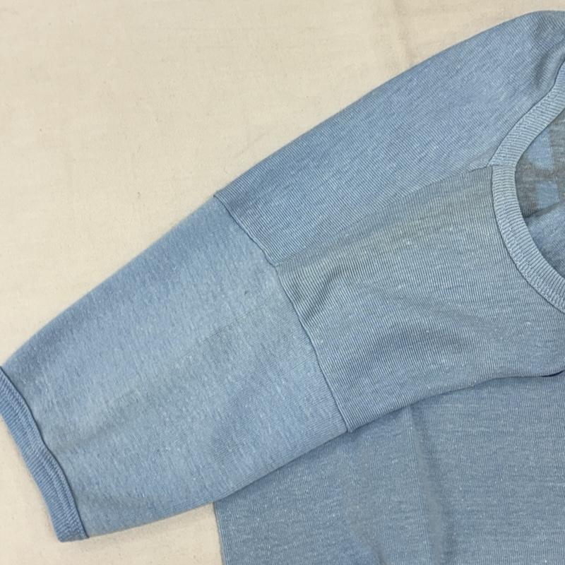 ヴィンテージ VINTAGE Tシャツ 半袖 the BEACH BOYS ザ ビーチ ボーイズ 70s 78年 ワールド ツアー リンガー バンド Tシャツ ロゴ、文字 X プリント 水色 / ライトブルー / メンズ USED 古着 中古 50157914