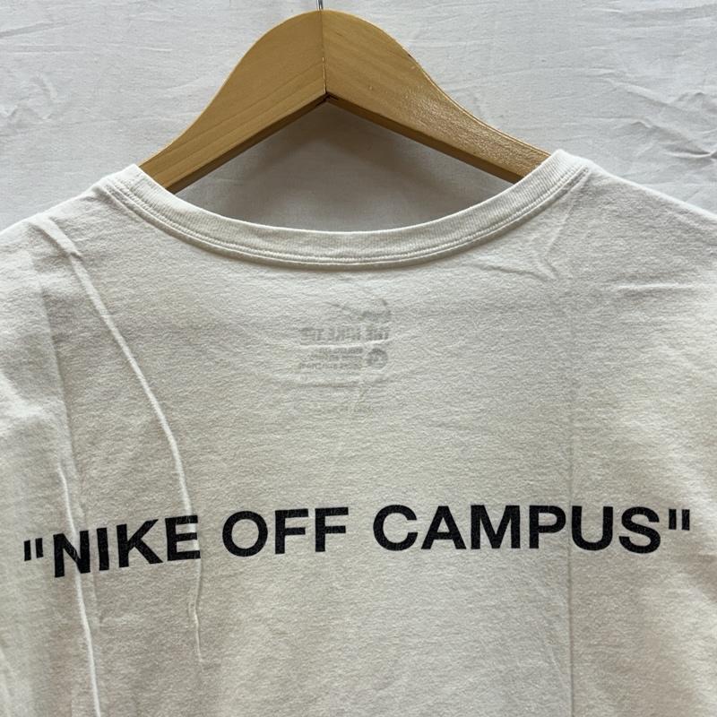ナイキ NIKE Tシャツ 半袖 Off-white オフホワイト NIKE OFF CAMPUS TEE 日本未発売 NY ポップアップ 限定 Tシャツ XS ロゴ、文字 X プリント 白 / ホワイト / white メンズ USED 古着 中古 50157915